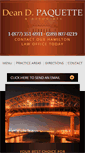 Mobile Screenshot of deanpaquettecriminallaw.com